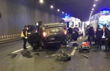 Yomra’da trafik kazası 8 yaralı.