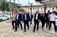 Milletvekili Büyükaydın ve  Başkan Azizoğlu ilçeyi arşınladılar.