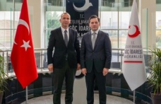 Av. Salih Cora, Göç İdaresi Başkanı Yazıcı’yı Ziyaret Etti