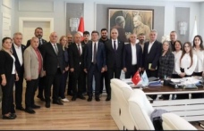 Başkan Batmaz Başkan Kaya’yı ziyaret etti.