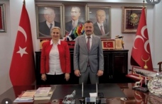 Başkan kaplan Başkan Hacısalihoğlu’ ziyaret etti