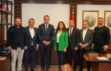 Başkan tiryaki başkan Ekim’i ziyaret etti.