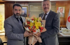 İl Başkanı Hacısalihoğlu il müftüsü Çiçek’i ziyaret etti.