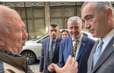 İYİ’ler Of’ta vatandaşı mitinge davet ettiler.