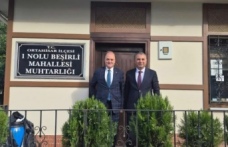 Kaymakam kotan muhtar eyüboğlu’nu ziyaret etti