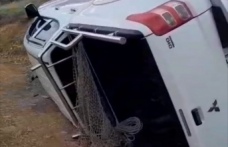 Sis Dağında Trafik Kazası 4 Yaralı