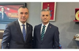 Başkan Bıyık milletvekili Aydın’ı ziyaret etti.