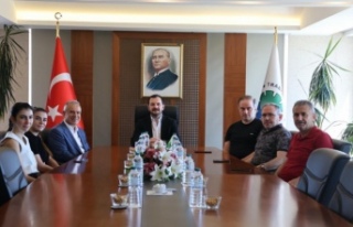 Başkan Erkan başkan Sakarya’yı ziyaret etti