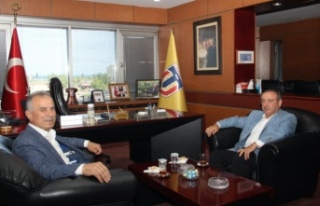 Genel müdür alim başkan Erkan’ı ziyaret etti