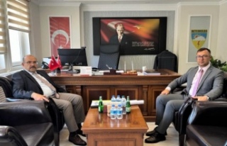 Vali ustaoğlu bölge müdürü Şahin’i ziyaret...
