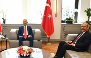 Bakan Uraloğlu’nu Başkan Usta ziyaret etti
