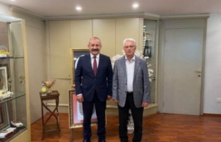 Başkan usta genel başkan apaydın’ı ziyaret etti.