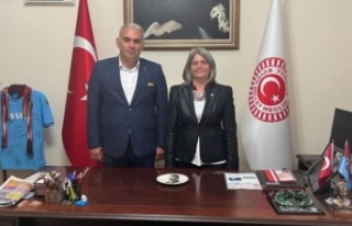 Başkan velioğlu Av.Suiçmez’i ziyaret etti.