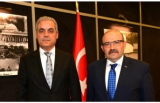 Başsavcı Çelikkol vali usta oğlunu veda etti.