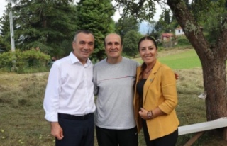 İYİ’ler Çanalioğlu’nu ziyaret ettiler.