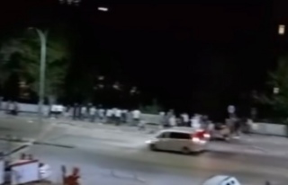 KTÜ B kapısında trafik kazası 4 yaralı.