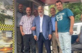 Milletvekili Koç taksicilerle bir araya geldi