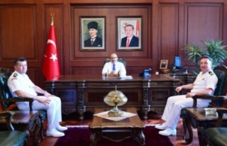 Sahil güvenlik Komutanlığı ndan vali ustaoğlunu...