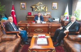 Başkan Çebi genel müdür Teketaşı ziyaret etti.