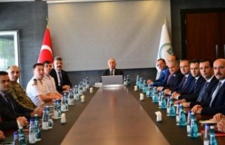 Güvenlik ve asayiş toplantısı DSİ Tesisleri’nde...