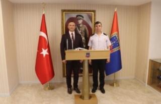 Tuğgeneral Erdem’i başkan Aksoy ziyaret etti