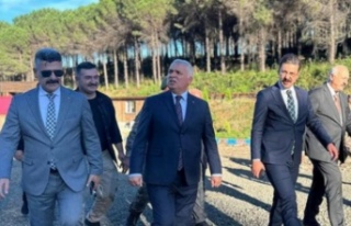 Vali Yıldırım ve emniyet müdürü esentürk atış...