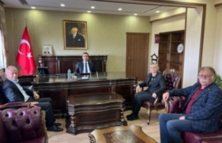 Av.Suiçmez ve Başkanlar Kaymakam Vardar’ı ziyaret...