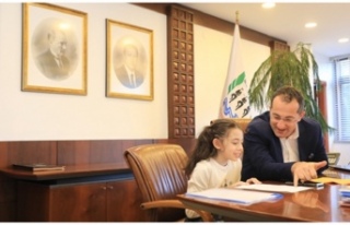 BAŞKAN EKİM’E EN ÖZEL ZİYARET