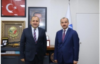 Başkan gürsoy müdür uygunu ziyaret etti