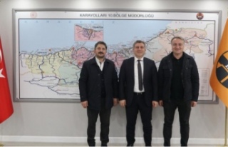 Bölge müdürü Aşık’ı ilçe başkanları ziyaret...