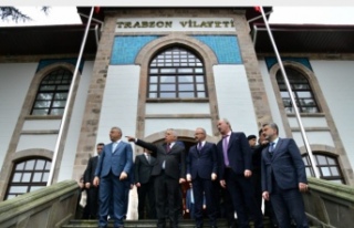 İçişleri Bakan Yardımcısı Bülent Turan Trabzon...