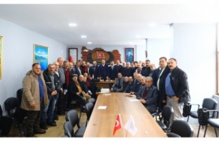 AKÇAABAT BELEDİYE BAŞKANI OSMAN NURİ EKİM MUHTARLARLA...