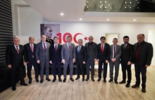 CHP Trabzon il örgütü Başkan imamoğlunu ziyaret...