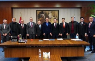 Trabzon CHP il örgütü Başkan Çalık’ı ziyaret...