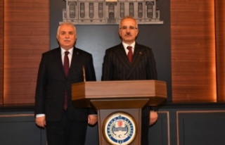 Ulaştırma ve Altyapı Bakanı Abdulkadir Uraloğlu...
