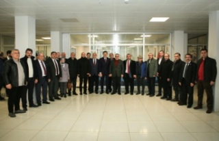 Başkan adayı Aydın muhtarlarla bir araya geldi