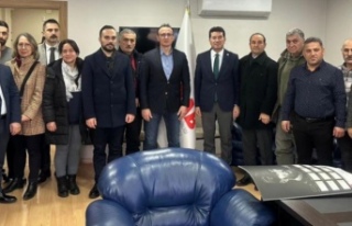 Başkan adayı kaya başkan kantarcı’yı ziyaret...