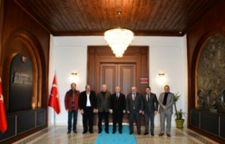 Başkan Aksoy Vali Yıldırım’ı ziyaret etti