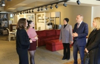 Başkan sağıroğlu esnafı ziyaret ediyor