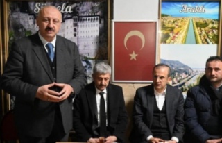 Başkanlar şoför esnafını ziyaret ettiler