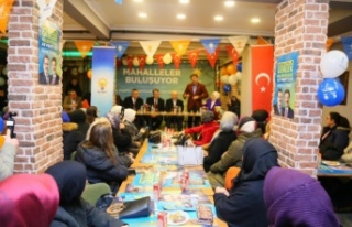 AKPliler konaklar Mahallesi’nde hanımlarla bir...