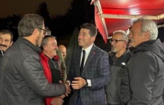 Başkan adayı Kaya atapark’ta.