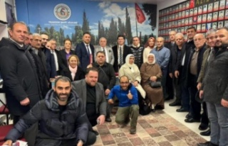 Başkan adayı kaya Şehit aileleri derneğini ziyaret...