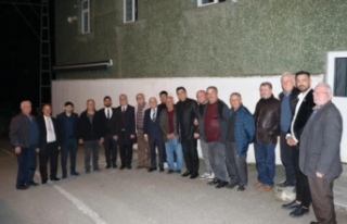 Başkan adayı Turan Sahura kadar ziyaretlerini sürdürdü.