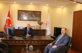 Başkan gürsoy müdür korkmaz’ı ziyaret etti