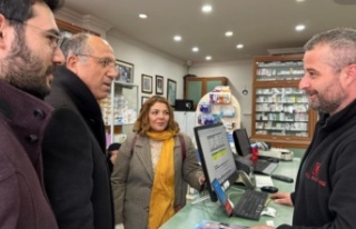 Başkan köroğlu ve kalyoncu esnafları ziyaret ettiler.