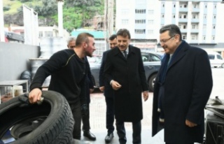 Başkanlar hurdacılar Sitesindeydi