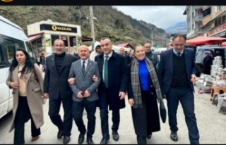 İYİ’ler Maçkadaydı