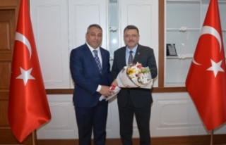 Başkan Çebi başkan genç’i ziyaret etti.