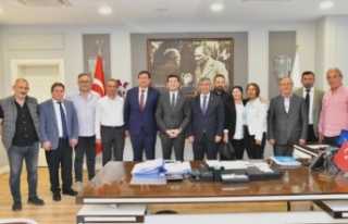 Başkan Pekşen Başkan Kaya’yı ziyaret etti